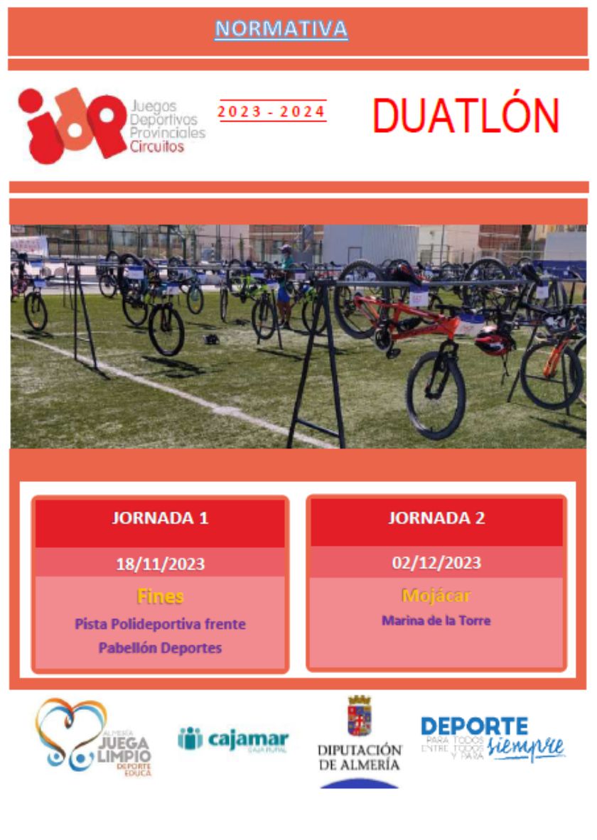 Circuito de Promoción de Duatlón Cross. Mojácar 2-12-23